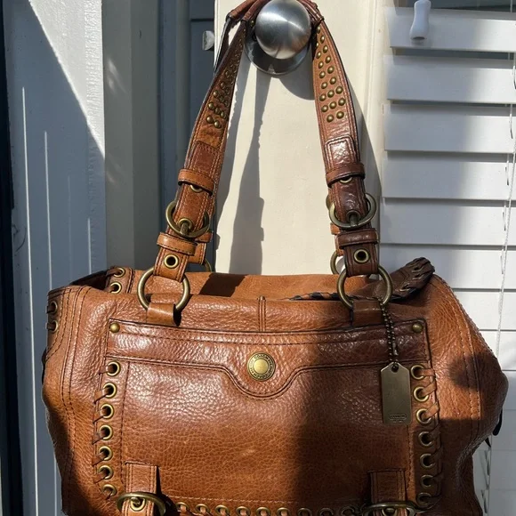 Rare Vintage Coach Leather Chelsea Abbey Satchel C0793-10972 - Picture 2 of 11